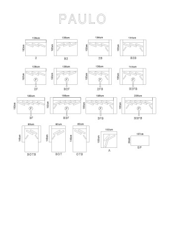PAULO Sofa B3FB