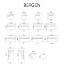 BERGEN Narożnik BL+3+A+3B