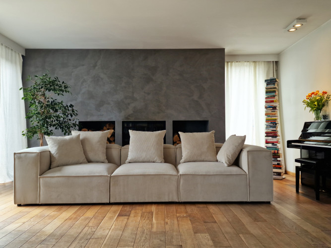 PLAZA Sofa 3 osobowa B1+1+1B z poduszkami