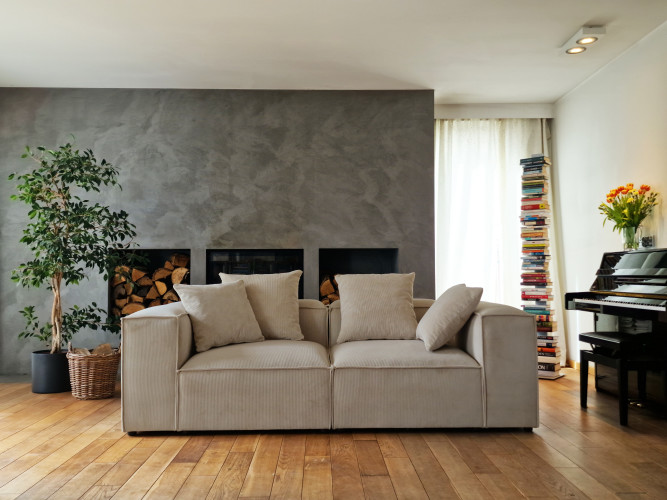PLAZA Sofa 2 osobowa B1+1B z poduszkami