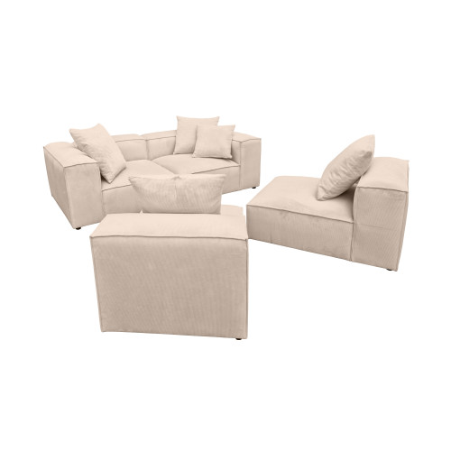 PLAZA Sofa 4 osobowa B1+1+1+1B różne układy