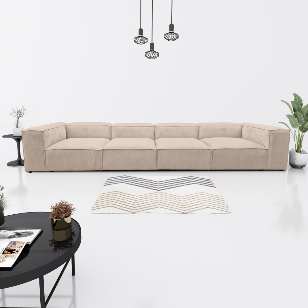 PLAZA Sofa 4 osobowa B1+1+1+1B