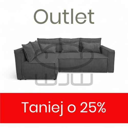 MELANIA NAROŻNIK BL+2FB outlet poso 60