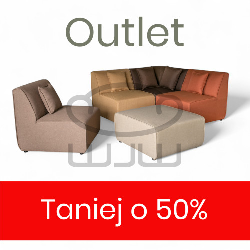 TOBI NAROŻNIK MODUŁOWY 1+1+A+1+P outlet multicolor sawana