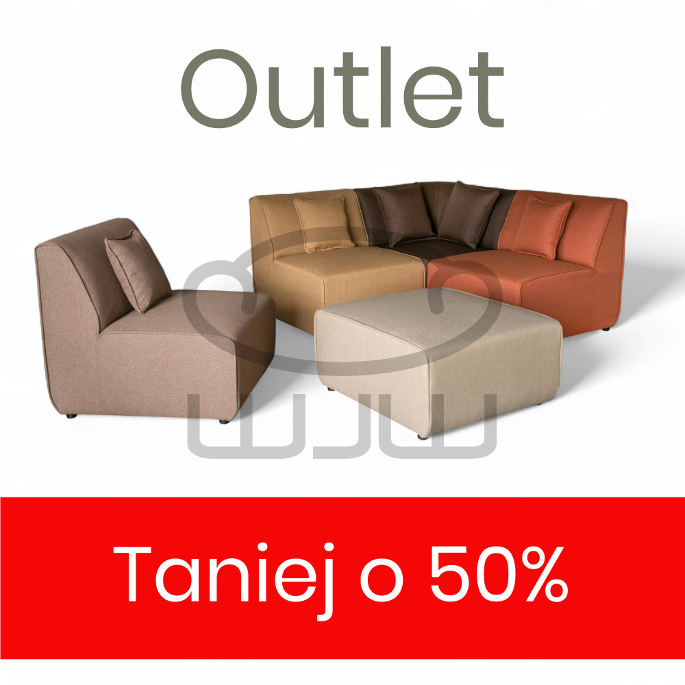 TOBI NAROŻNIK MODUŁOWY 1+1+A+1+P outlet multicolor sawana