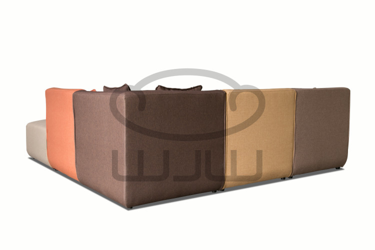 TOBI NAROŻNIK MODUŁOWY 1+1+A+1+P outlet multicolor sawana