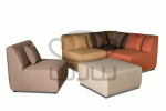 TOBI NAROŻNIK MODUŁOWY 1+1+A+1+P outlet multicolor sawana
