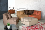 TOBI NAROŻNIK MODUŁOWY 1+1+A+1+P outlet multicolor sawana