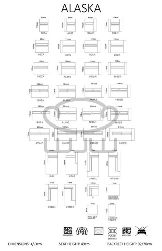ALASKA NAROŻNIK AL200+LCAR