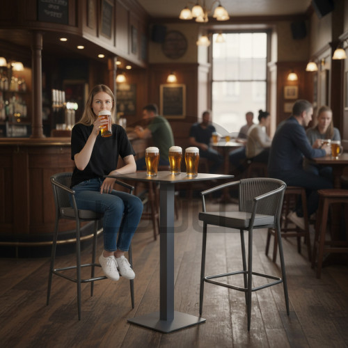 Krzesło barowe ogrodowe i do wnętrz LIDO CCLOFT