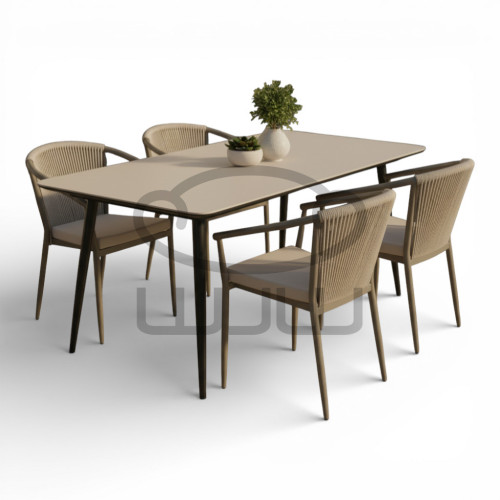 Zestaw mebli ogrodowych 4x LIDO + stół ARCO CCLOFT 150x80