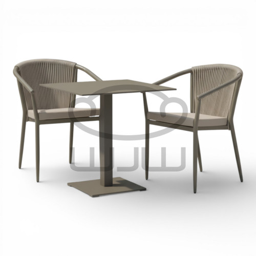 Zestaw mebli ogrodowych 2x LIDO + stół ARCO CCLOFT 70x70