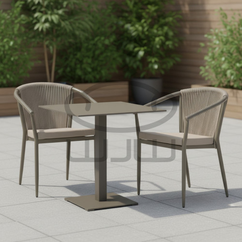 Zestaw mebli ogrodowych 2x LIDO + stół ARCO CCLOFT 70x70