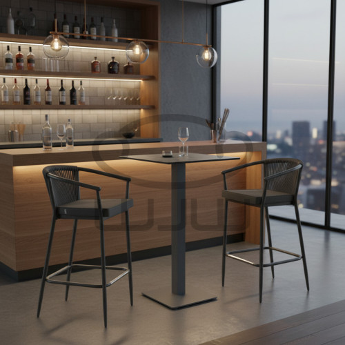 Zestaw mebli ogrodowych 2 x bar  LIDO + stół ARCO CCLOFT 60x60