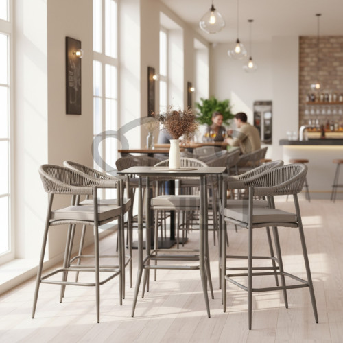 Krzesło barowe ogrodowe i do wnętrz VELA CCLOFT