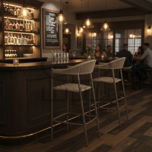 Krzesło barowe ogrodowe i do wnętrz VELA CCLOFT