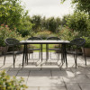 Zestaw mebli ogrodowych 4x VELA + stół ARCO CCLOFT 150x80
