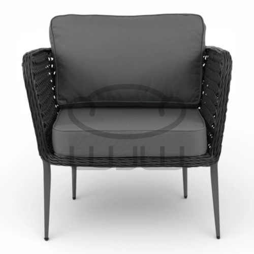 Fotel ogrodowy i do wnętrz VENTO ANTRACYT CCLOFT