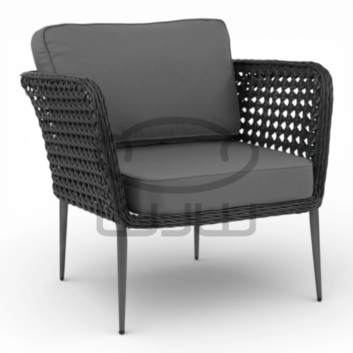 Fotel ogrodowy i do wnętrz VENTO ANTRACYT CCLOFT