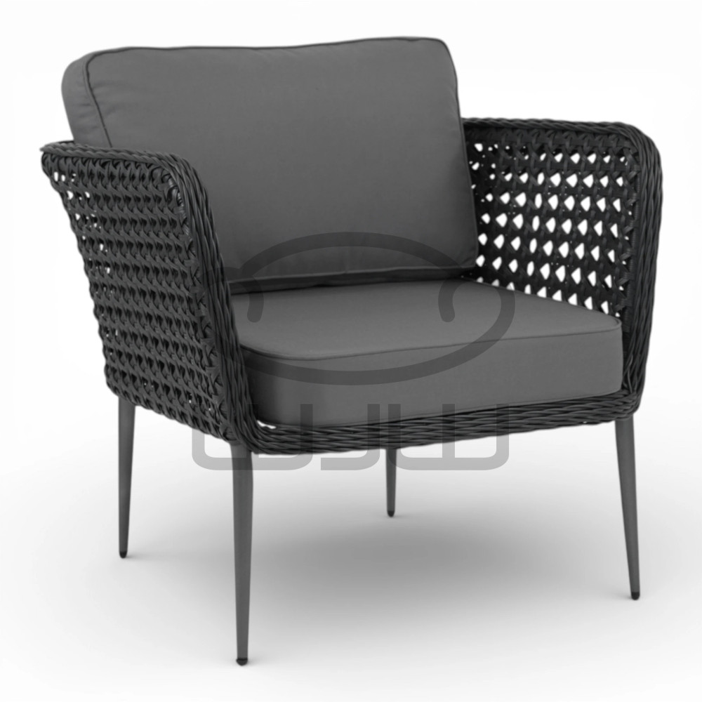 Fotel ogrodowy i do wnętrz VENTO ANTRACYT CCLOFT