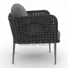 Fotel ogrodowy i do wnętrz VENTO ANTRACYT CCLOFT