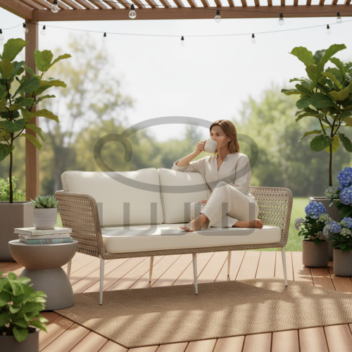 Sofa ogrodowa i do wnętrz VENTO BEŻ CCLOFT