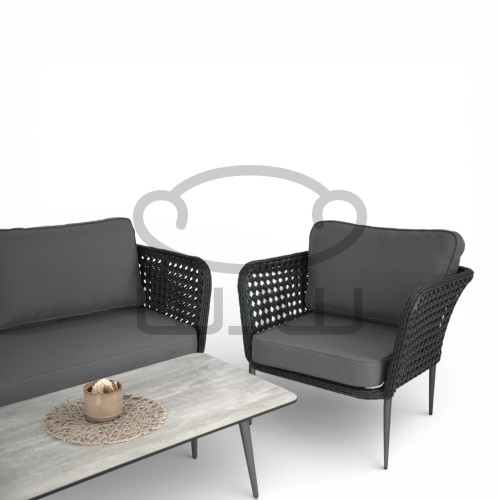 Zestaw mebli ogrodowych VENTO Antracyt CCLOFT