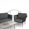 Zestaw mebli ogrodowych VENTO Antracyt CCLOFT
