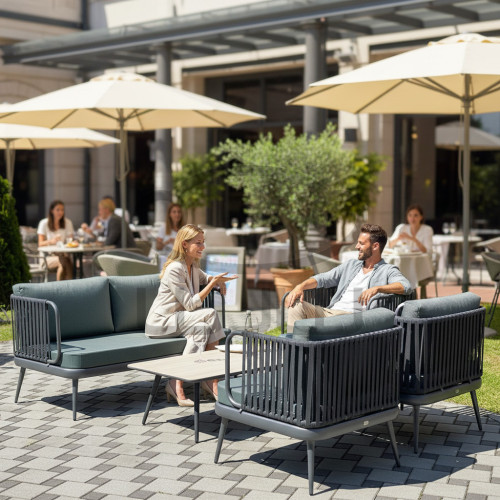 Zestaw mebli ogrodowych RIVA CCLOFT