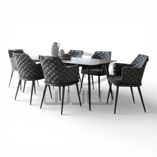 Zestaw mebli ogrodowych i do wnętrz 6x PIETRA + ARCO 150x80 CCLOFT