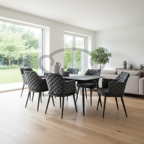 Zestaw mebli ogrodowych i do wnętrz 6x PIETRA + ARCO 150x80 CCLOFT