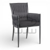 Krzesło ogrodowe i do wnętrz VICTORIA antracyt CCLOFT
