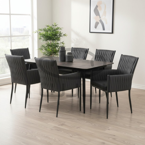 Zestaw ogrodowy i do wnętrz 6 x VICTORIA + ARCO 150x80 CCLOFT