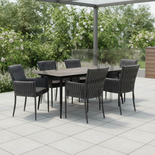 Zestaw ogrodowy i do wnętrz 6 x VICTORIA + ARCO 150x80 CCLOFT