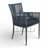 Krzesło ogrodowe i do wnętrz ALTO antracyt CCLOFT