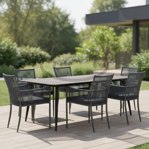 Zestaw ogrodowy i do wnętrz 6 x ALTO+ ARCO 150x80 CCLOFT