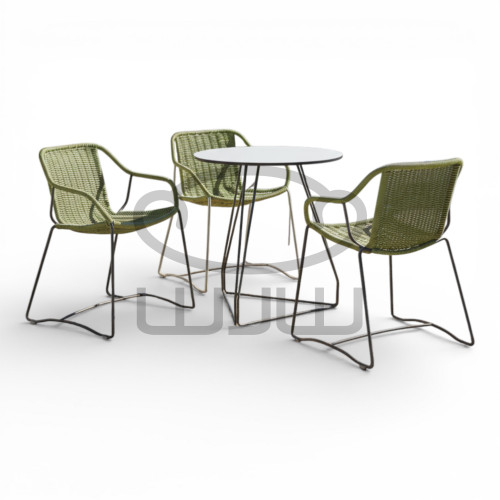 Zestaw ogrodowy i do wnętrz 3 x LINEA+ stół Fi60 CCLOFT