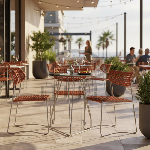 Zestaw ogrodowy i do wnętrz 3 x MARE+ stół LINEA Fi60 CCLOFT