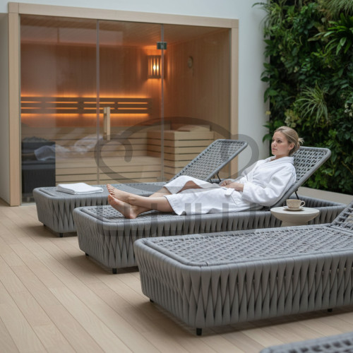 Leżak ogrodowy , basenowy , spa COSTA CCLOFT