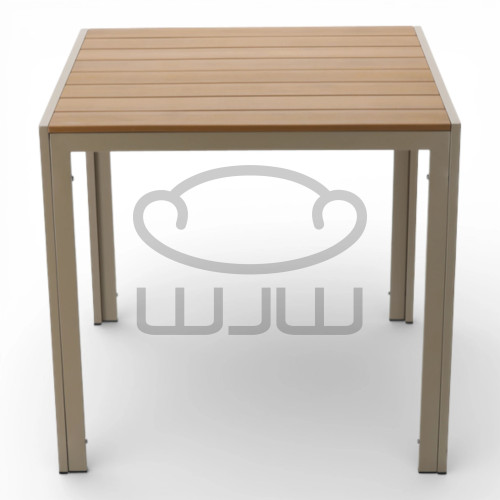 STÓŁ OGRODOWY ALUMINIOWY GARDEN BEŻOWY 80 x 80 x 73 CM