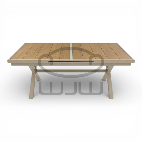 Zestaw mebli ogrodowych  GARDEN  8 krzeseł POLYWOOD + Stół ROZKŁADANY  180/240x90