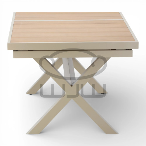 Zestaw mebli ogrodowych  GARDEN  8 krzeseł POLYWOOD + Stół ROZKŁADANY  180/240x90