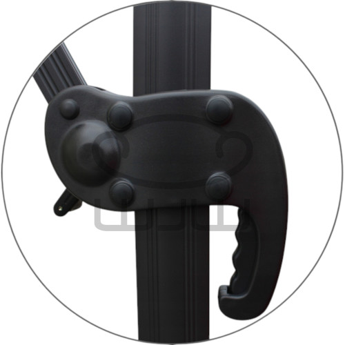 PARASOL OGRODOWY GARDEN „ROMA” 3 × 3 M Beżowy z pokrowcem