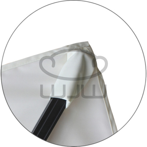 PARASOL OGRODOWY GARDEN „ROMA” 3 × 3 M Beżowy z pokrowcem