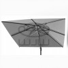PARASOL OGRODOWY GARDEN „ROMA” 3 × 3 M Szary z pokrowcem