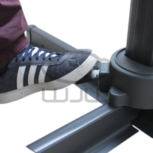 PARASOL OGRODOWY GARDEN „ROMA” 3 × 3 M Szary z pokrowcem i oświetleniem LED