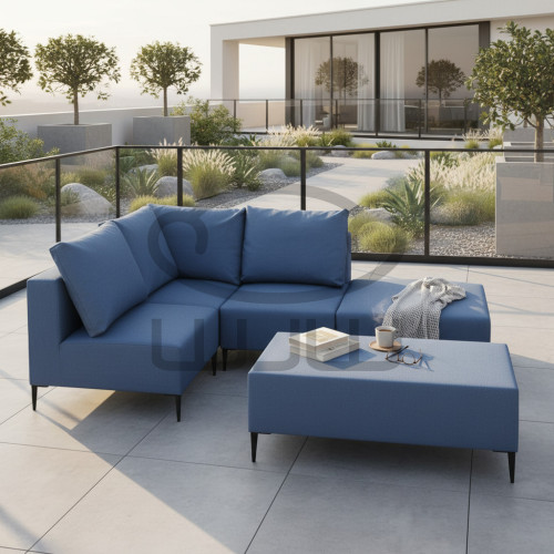 GOZO Zestaw Mebli  Ogrodowych 1+1+A+PD + SP Narożnik ze stolikiem CCLOFT NEW