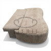 MEKNES Sofa Rozkładana 3FS Bosco