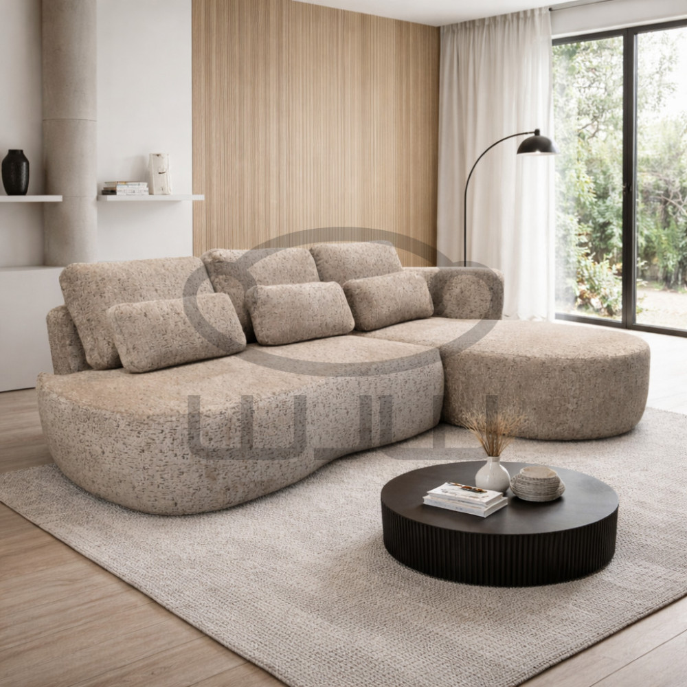 MEKNES Narożnik rozkładany z pojemnikiem 2F+L Bosco