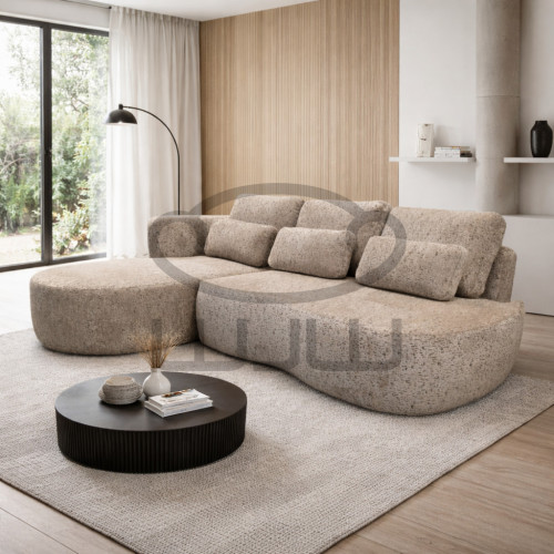 MEKNES Narożnik rozkładany z pojemnikiem L+2F Bosco